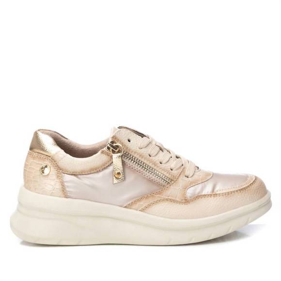 NEW XTI women's trainer sneakers in beige - Picture 1 of 5